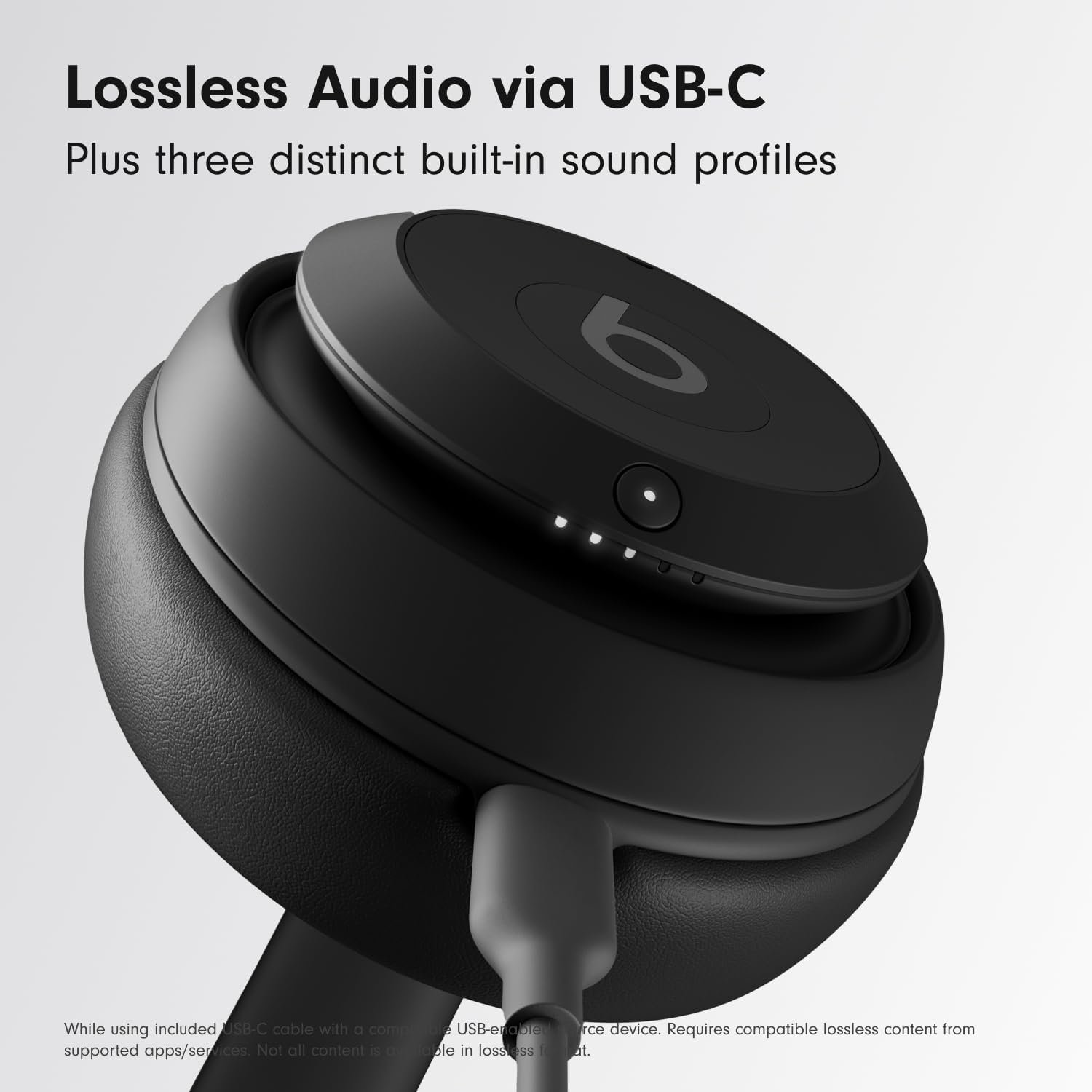 Beats Studio Pro Premium Wireless Over-Ear Headphones- Up to 40-Hour Battery Life, Active Noise Cancelling, Great for Travel & Commuting, USB-C Lossless Audio, Apple & Android Compatible -Black | Over-ear audio with active noise canceling, 40-hour battery