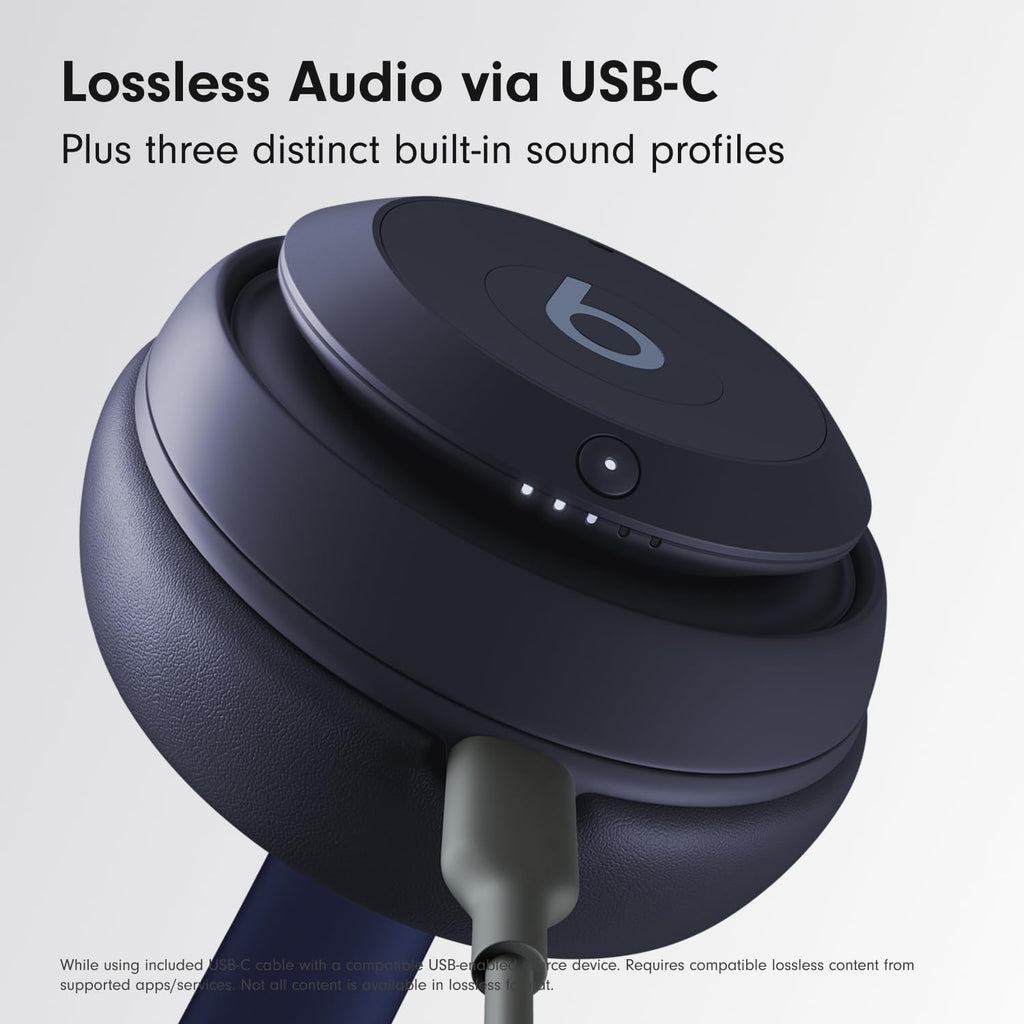 Beats Studio Pro Premium Wireless Over-Ear Headphones- Up to 40-Hour Battery Life, Active Noise Cancelling, Great for Travel & Commuting, USB-C Lossless Audio, Apple & Android Compatible -Black | Over-ear audio with active noise canceling, 40-hour battery