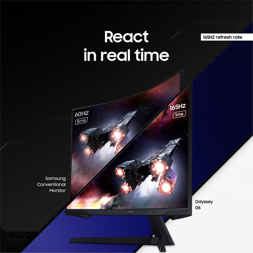 Samsung 32" Odyssey (G55C) Series QHD 1000R Curved Gaming Monitor,