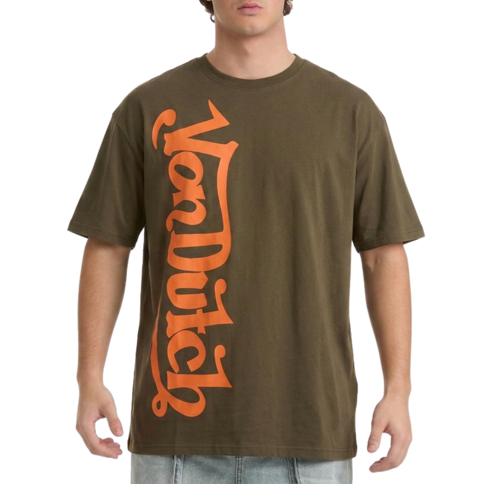 Von Dutch Men's Classic Crew Neck Graphic T-Shirt | Oversized Fit | Signature Logo | Originals Collection | Multiple Colors
