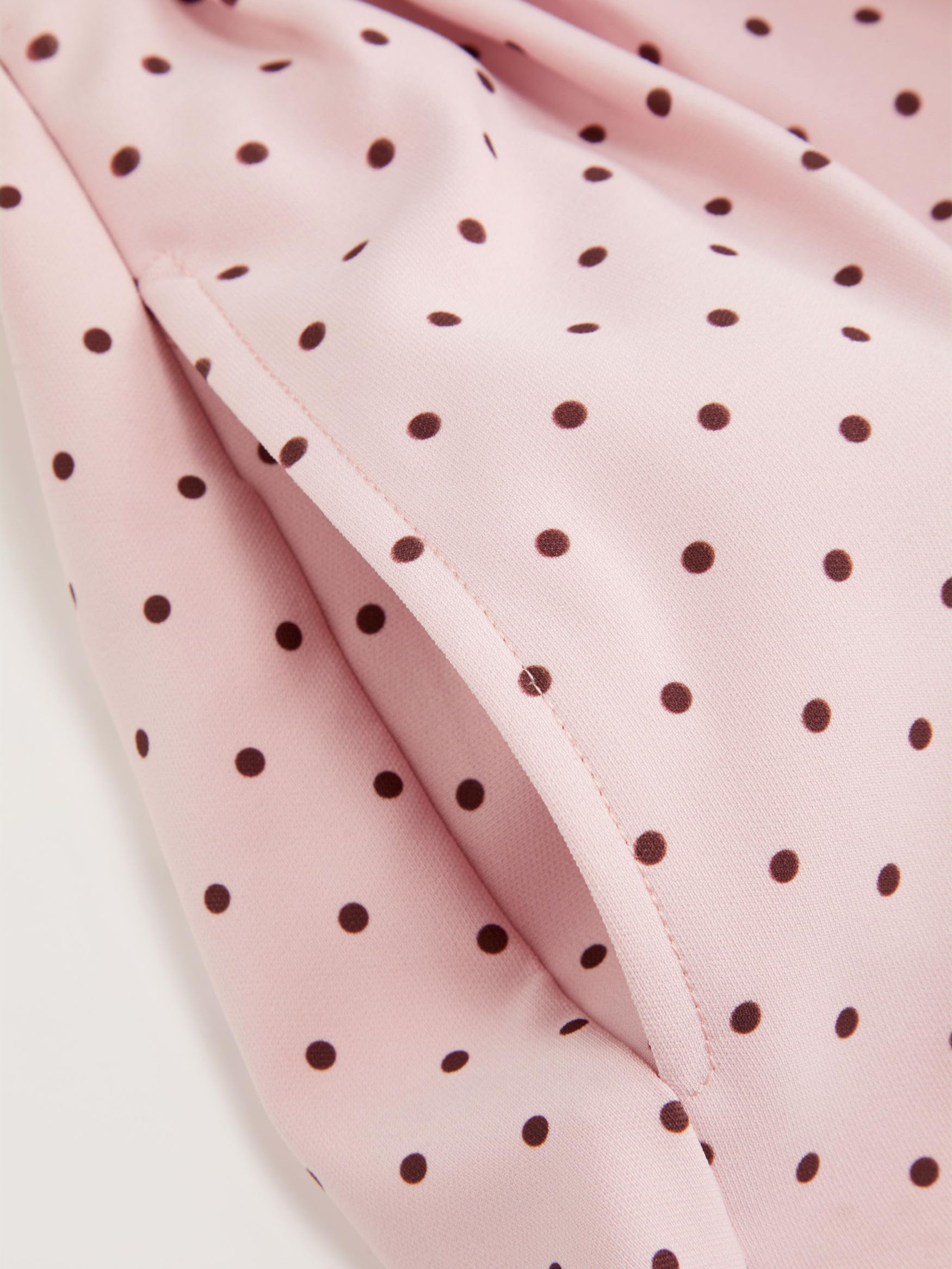 CIDER Womens Polka Dots Summer Casual Dresses Square Neck Sleeveless Midi A Line Elegant Dress